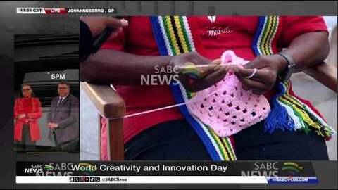 Volunteers gather at Steyn City to knit, crochet blankets for World Creativity and Innovation Day