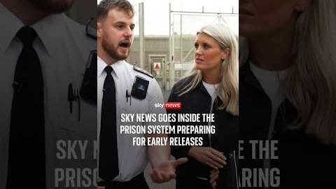 Sky News goes inside the prison system preparing for early releases