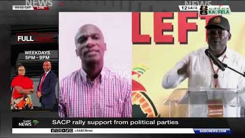 SACP rally support from political parties
