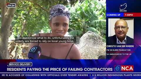 eThekwini residents paying the price of failing contractors