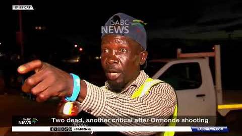 Ormonde Shooting | Many shots were fired, everything happened so fast: Eyewitness