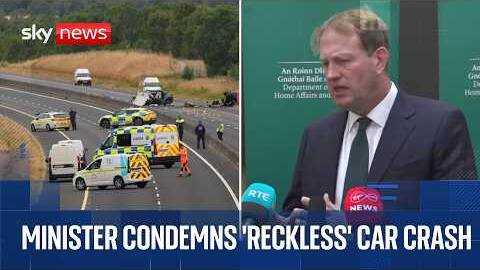 Minister condemns 'reckless' car crash that killed teens in County Kildare