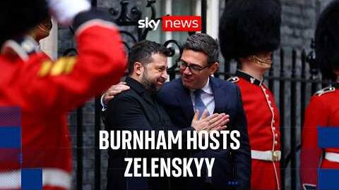 Zelenskyy meets UK PM as Ukraine faces uncertainty over US support