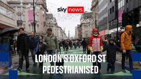 'Waste of money' or 'good idea'?: London's Oxford Street pedestrianised