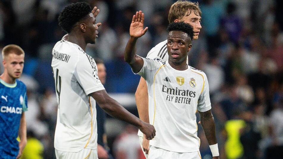 Vinicius benched again for Madrid in Alonso's Champions League debut