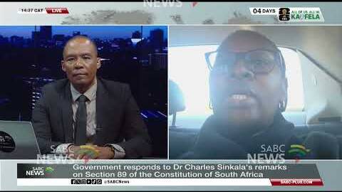 GCIS responds to Dr. Charles Sinkala's remarks on section 89 of the South African Constitution