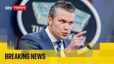 US Defence Secretary Pete Hegseth speaks on US-Iran peace deal