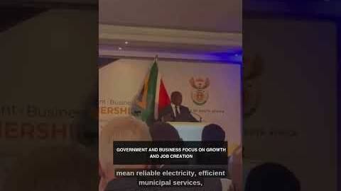 Government and business focus on growth and job creation #sabcnews