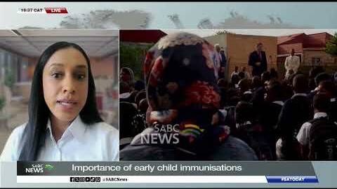 Importance of early child immunisations: Shaakira Abrahams weighs in