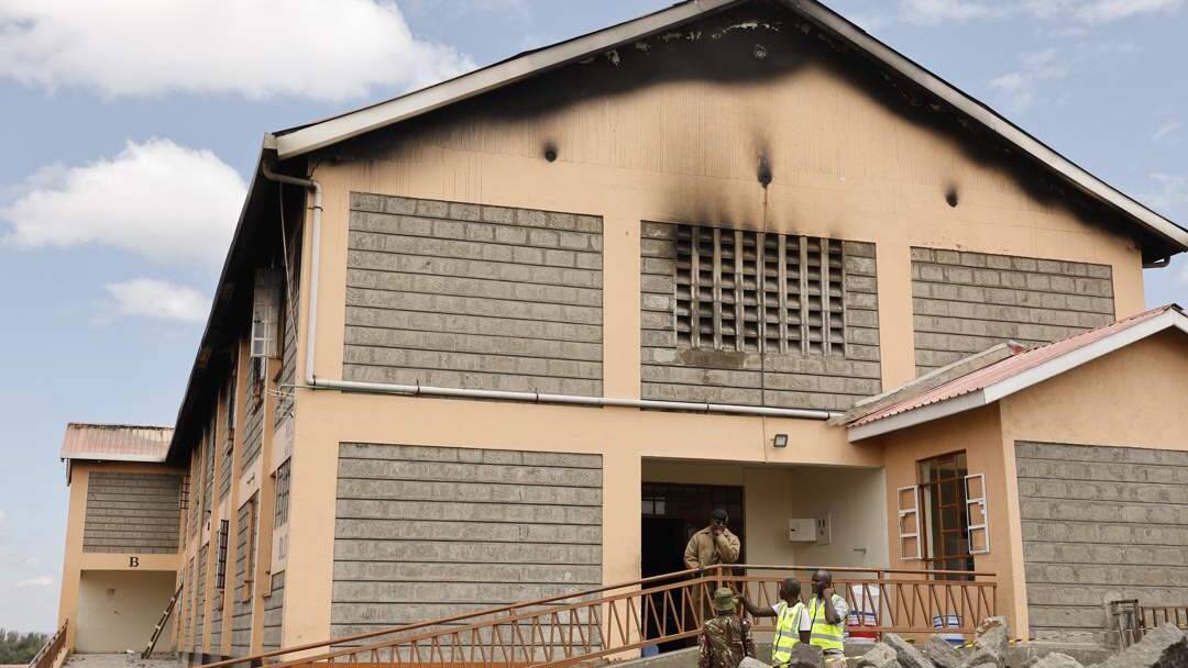 Eight students arrested over 'suspected arson attack' at Kenyan girls' school