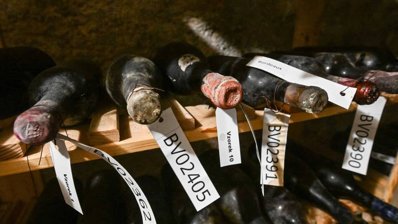 Rare 130-year wartime French wine restored in Czech castle