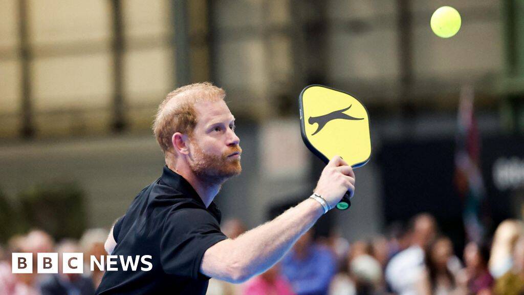 Prince Harry plays pickleball at Invictus Games event, but no Meghan