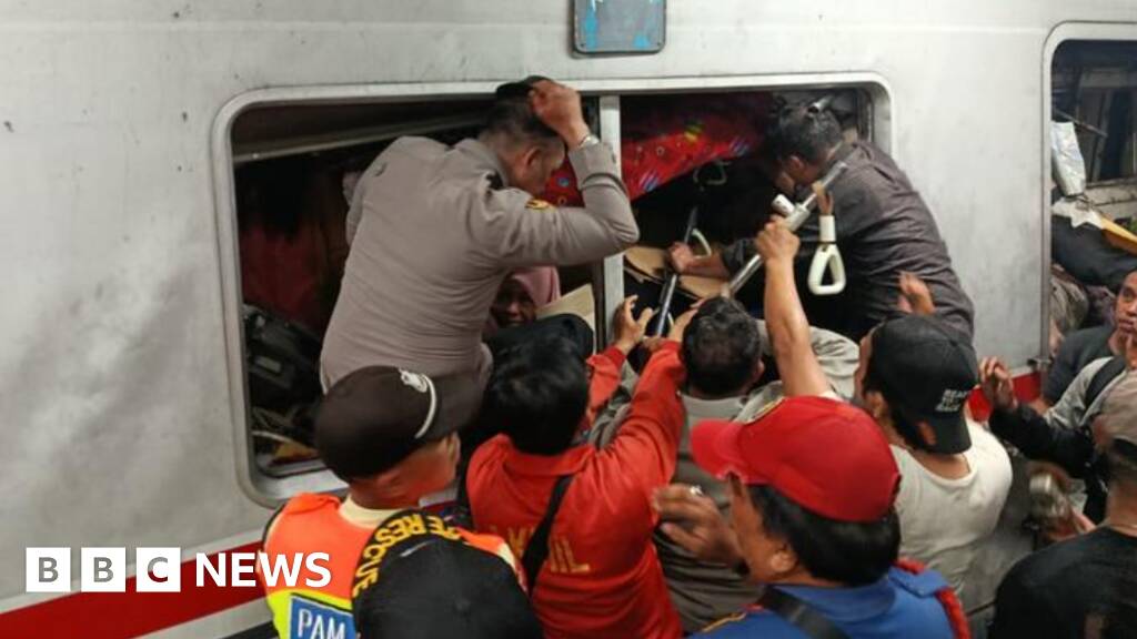 At least four killed and dozens injured in Indonesia train crash