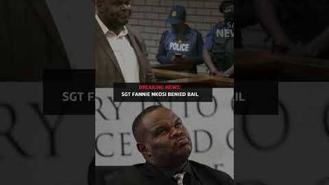 SGT Fannie Nkosi denied bail.  #sabcnews #sabcnewsonline