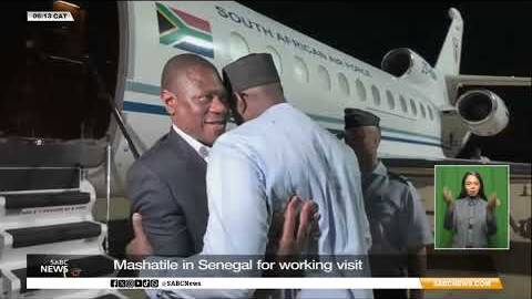 Deputy President Paul Mashatile in Dakar to attend 2025 Invest in Senegal Forum