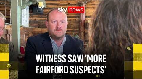 Farmer who called emergency services in Fairford incident speaks to Sky News