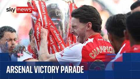 Arsenal Premier League trophy parade | Full coverage