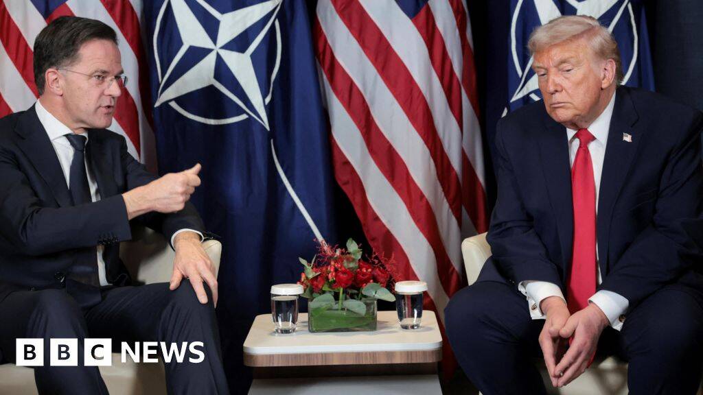 Trump criticises Nato after meeting alliance chief describes as 'very frank'
