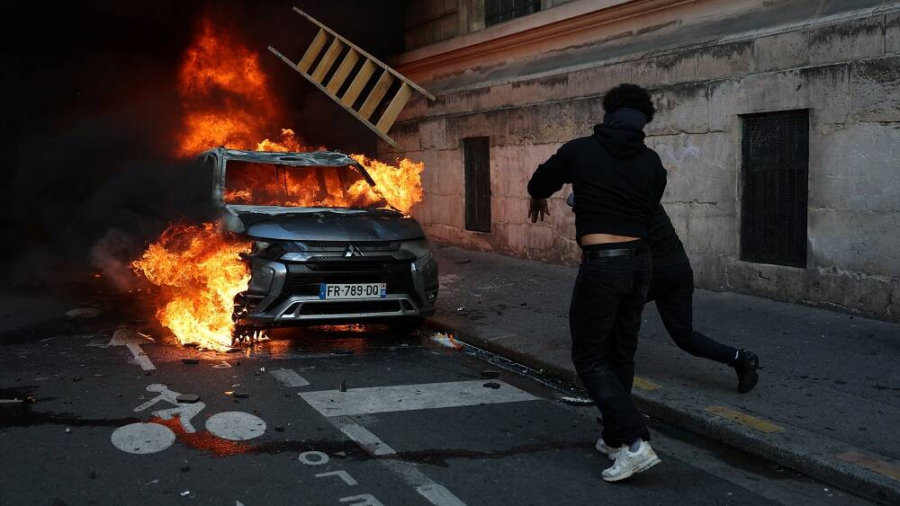 Clashes hit French cities over cost of living