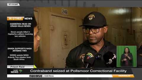 Prison Raid | Contraband seized at Pollsmoor Correctional Facility