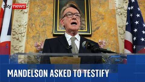 Will Mandelson agree to testify to US Congress over his relationship with Epstein?