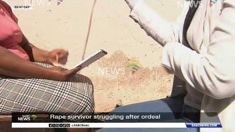 Rape survivor struggling after ordeal