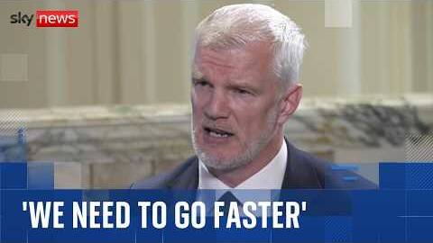 Armed forces minister says defence spending needs to 'go faster' in the UK