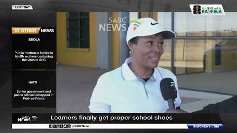 F State learners finally get proper school shoes