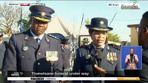 Constable Thapelo Tlometsane funeral under way in Zebediela