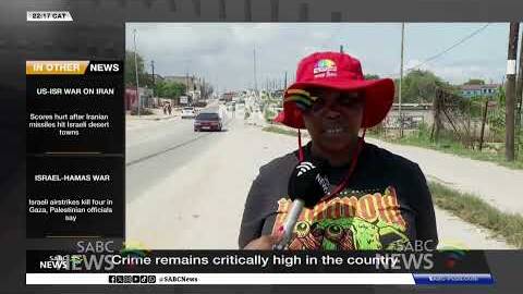 Crime remains critically high in the country