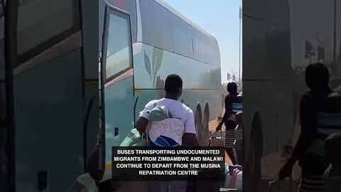 Buses transporting undocumented migrants continue to depart from the Musina Repatriation Centre