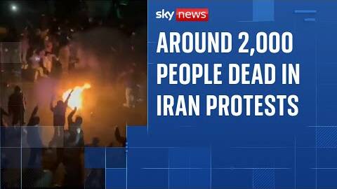 'Digital prison' created by internet shutdown, Iranian journalist tells Sky News