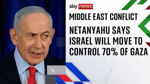 Netanyahu says Israel will move to control 70% of Gaza