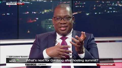 G20 Leaders' Summit | Lesufi on the successful hosting of summit