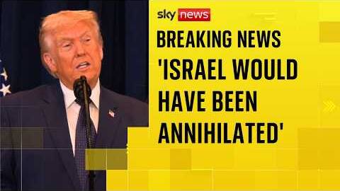 Iran's nuclear potential is 'no longer a threat' says Donald Trump