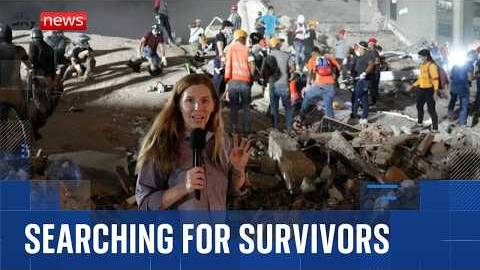 Rescue workers search for survivors in Caracas as number of deaths rise after Venezuela earthquakes