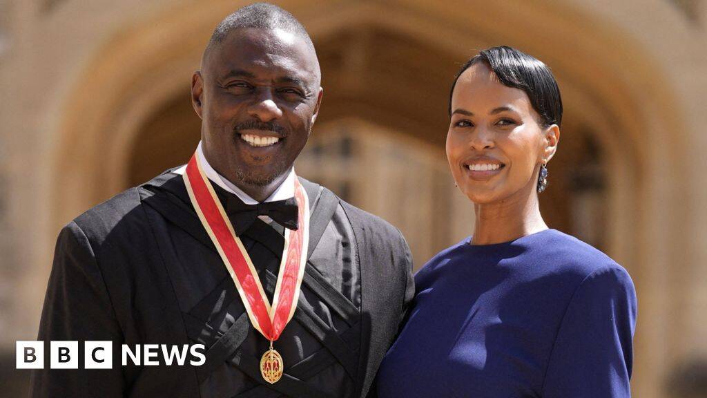 Idris Elba and Torvill and Dean receive honours at Windsor Castle