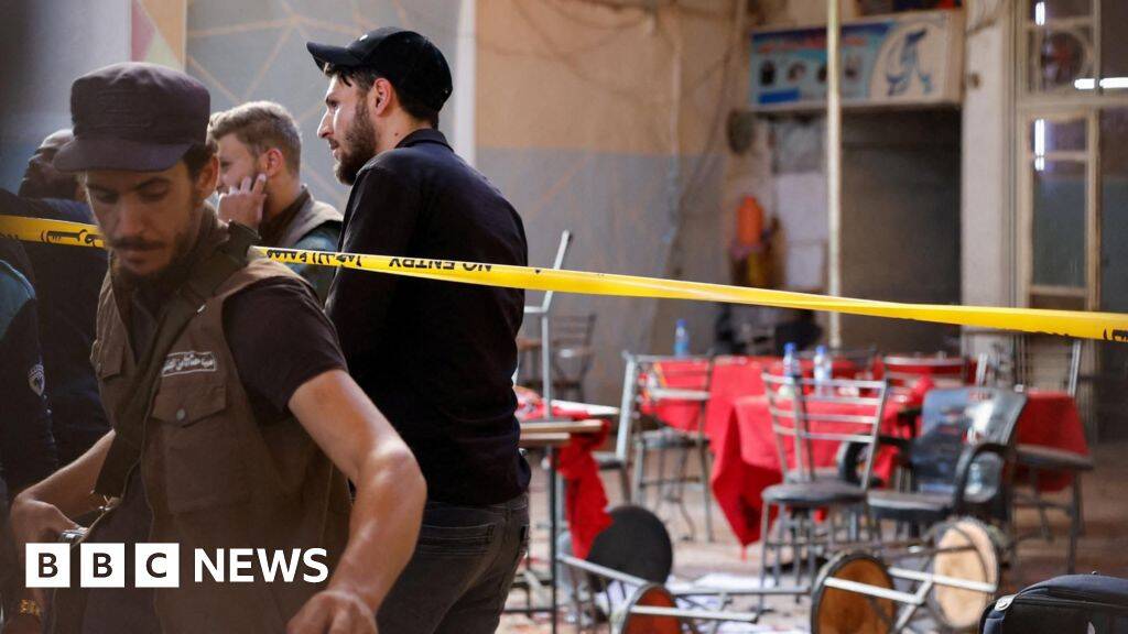 Bomb blast at Damascus cafe kills six, Syrian state media say