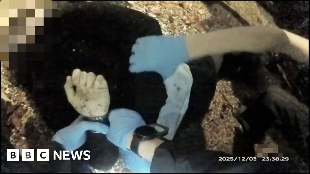 Police bodycam shows officers handcuffing Henry Nowak as he lay dying