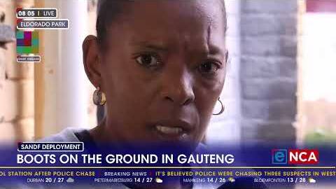 Mother urges SANDF to return to crime-hit Eldorado Park