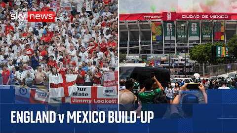 World Cup | Fans gather for England v Mexico