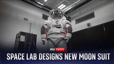 Sky News goes inside space lab designing the new moon suit