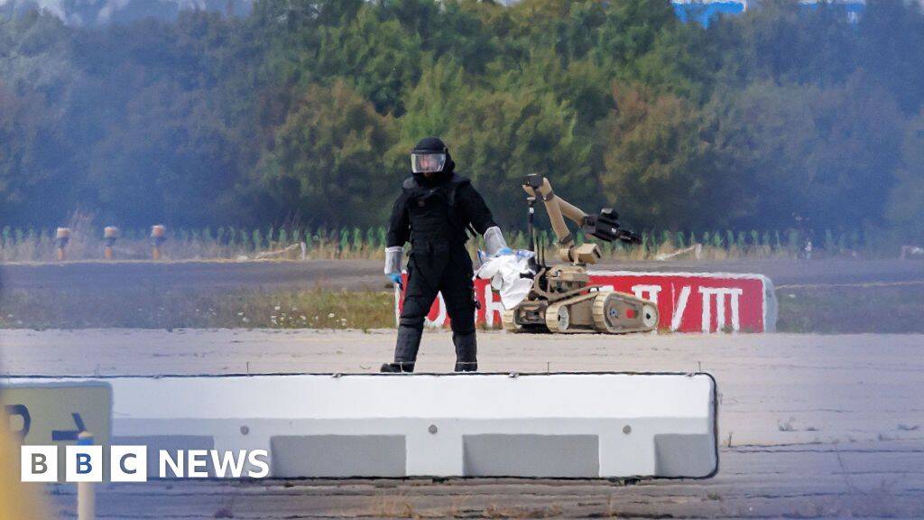 Germany says Russia behind Leipzig airport drone attack