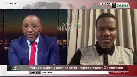 ANC finally submits nominees to Impeachment Committee: Mdumiseni Ntuli