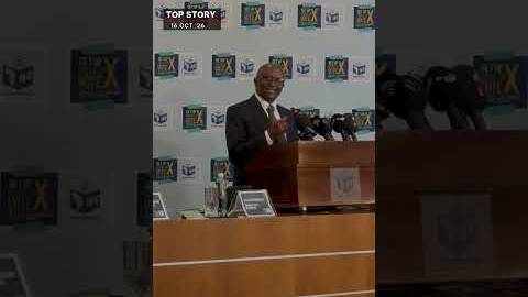 IEC Chairperson Mosotho Moepya addresses the media  #sabcnews #sabcnewsonline #southafrica