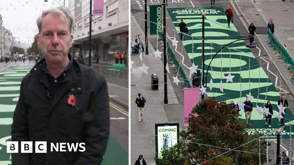 What is walking down the newly-pedestrianised Oxford Street like?
