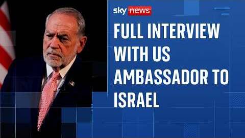 In full: US ambassador to Israel discusses Iran protests and US military action