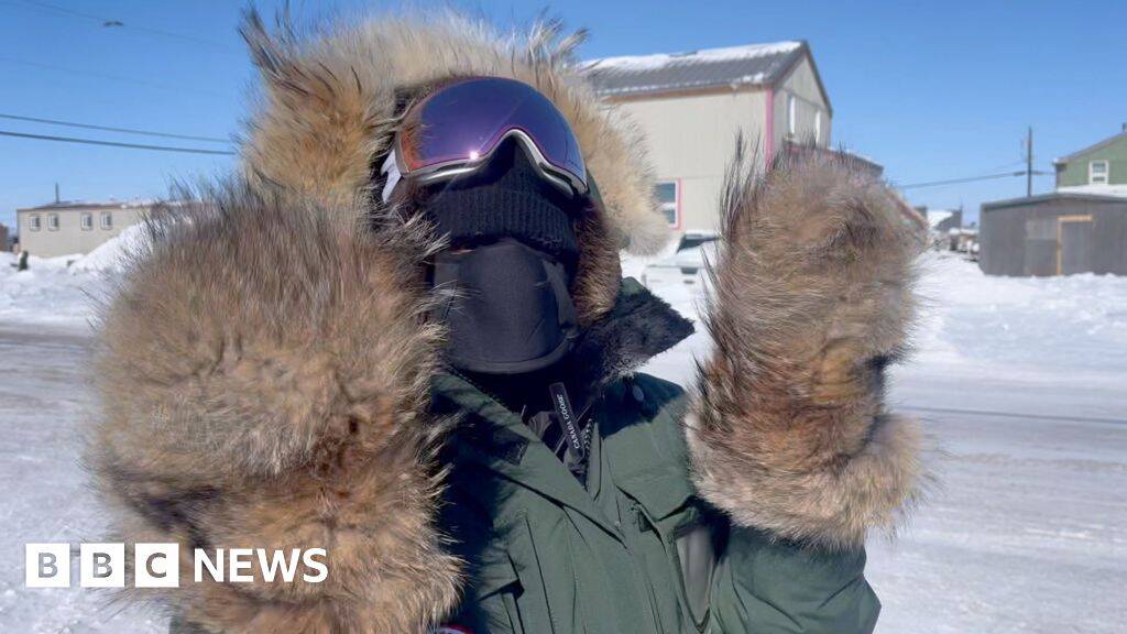 How we reported in -30C temperatures in Canada's Arctic