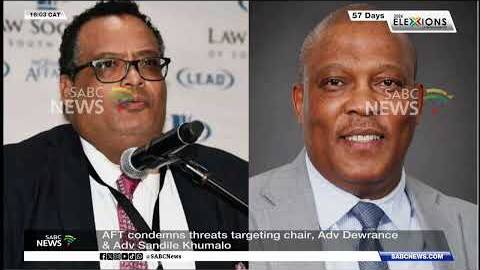 AFT condemns alleged threats against Adv. Myron Dewrance, Adv Sandile Khumalo