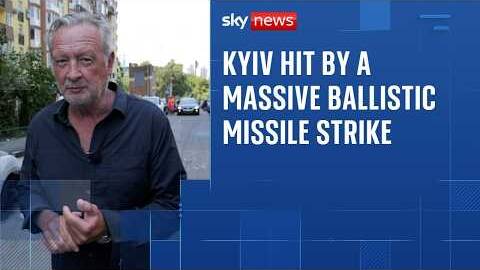 Aftermath of a massive missile attack in Kyiv